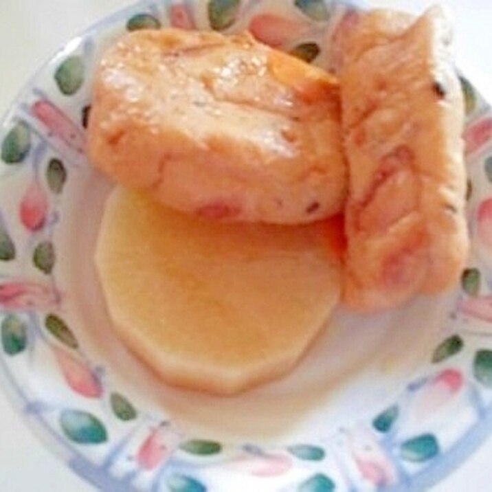 大根とがんもの甘くない煮物